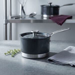 Atelier Enameled Steel 2 qt Saucepan