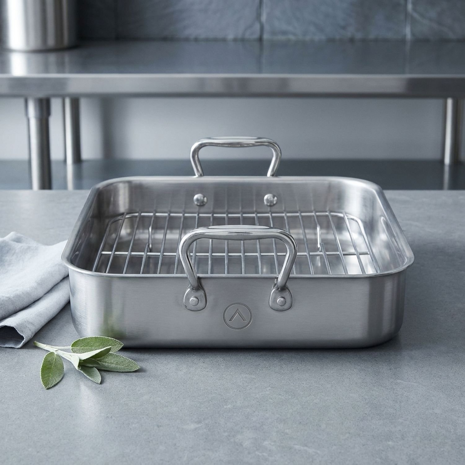 Range Stainless Roasting Pan & Rack