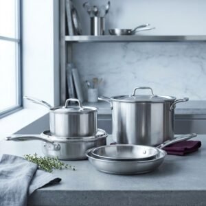 Atelier 5-Ply Clad Cookware Set, 10-Piece