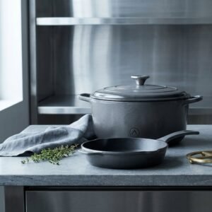 Atelier Enameled Cast Iron Dutch Oven & Skillet Bundle