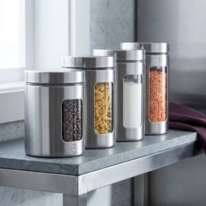 Range Stainless Canister Set of 4